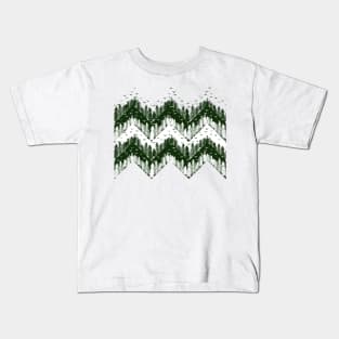 forest chevron Kids T-Shirt